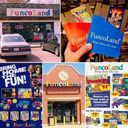 FuncoLand memorabilia collage